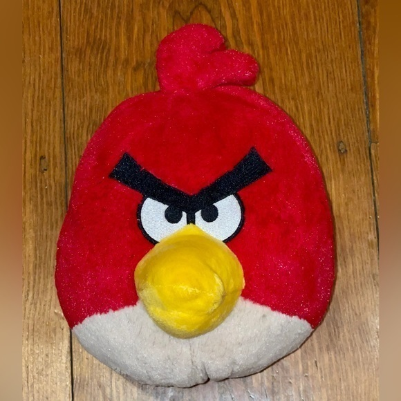 Angry Birds Red 8" Commonwealth Toy Plush 2010‎ Rovio NO Sound - Picture 1 of 5